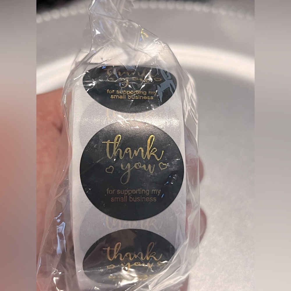 500 Thank You Stickers